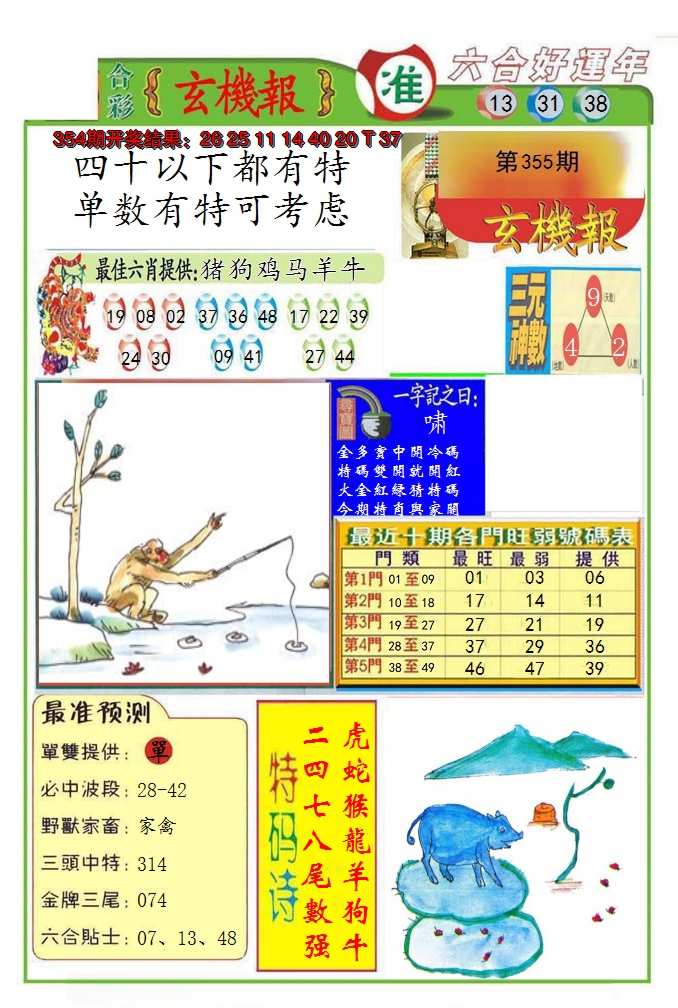 2024355期九龍玄机报(推荐)
