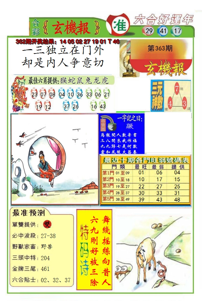 2024363期九龍玄机报(推荐)