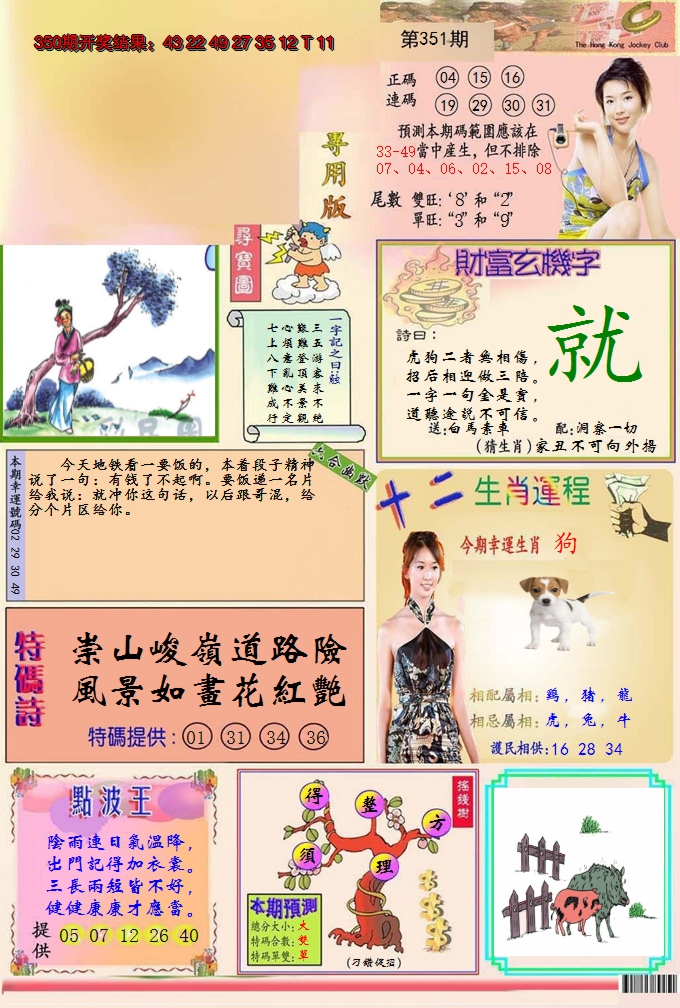 2024351期九龍专用版(推荐)