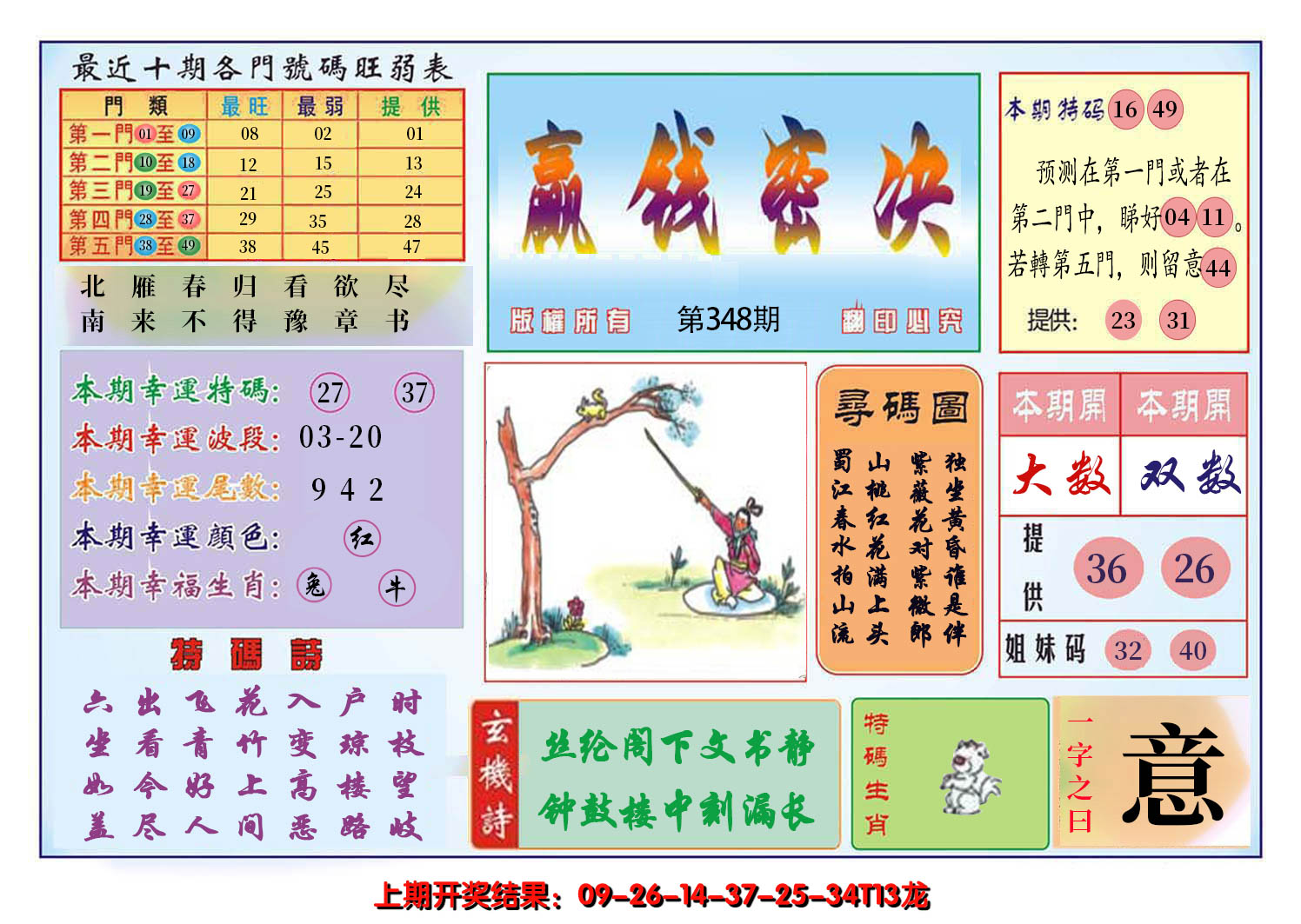 2024348期九龍赢钱密决(推荐)