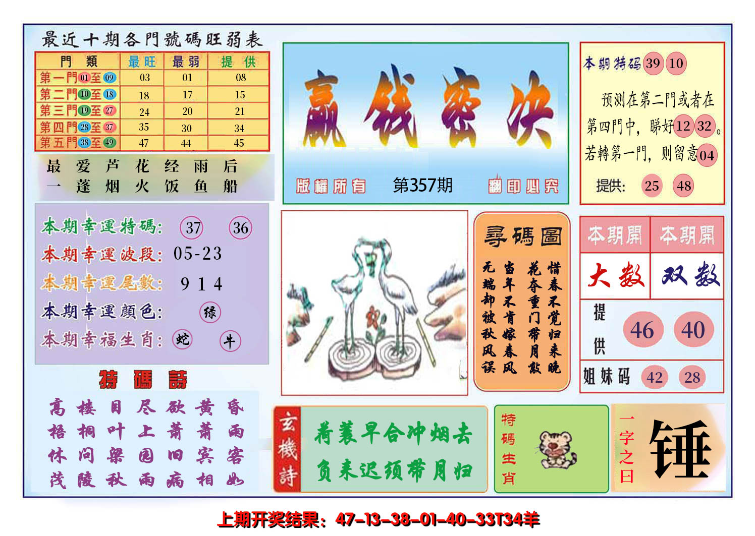 2024357期九龍赢钱密决(推荐)