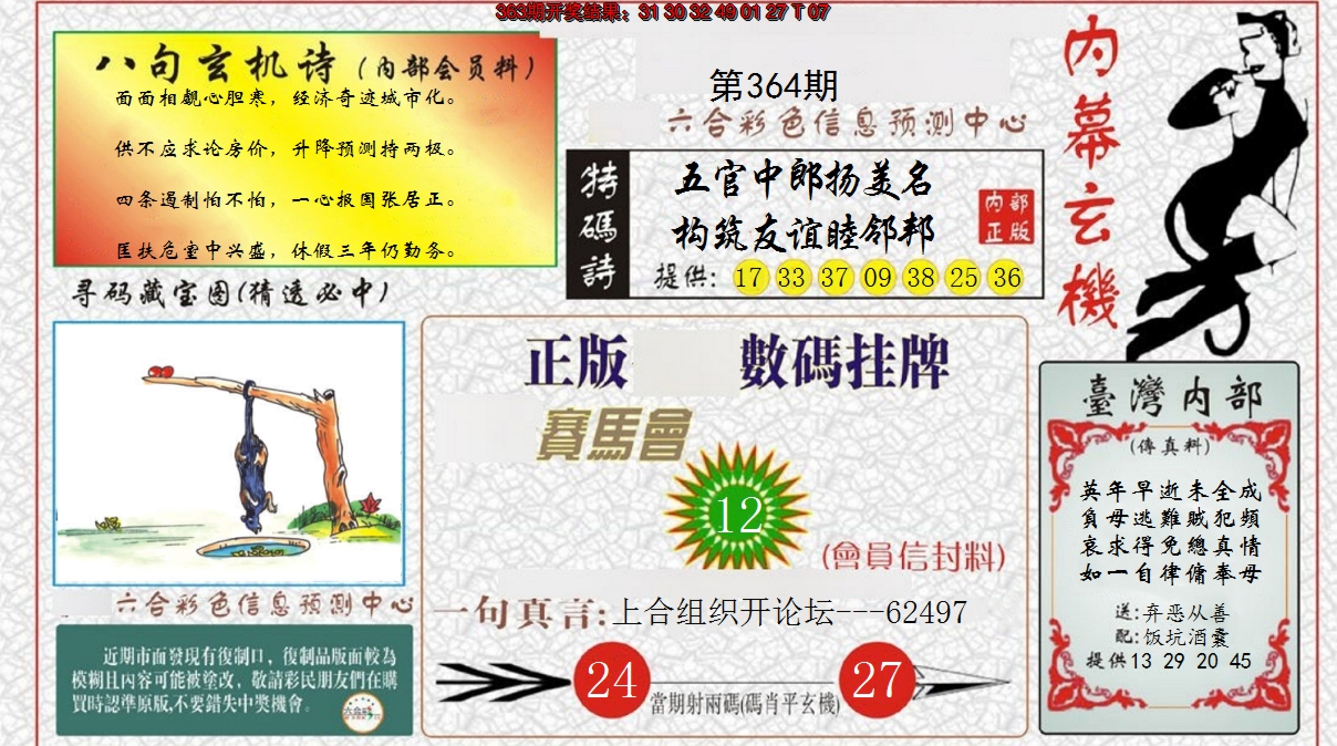 2024364期内幕玄机报