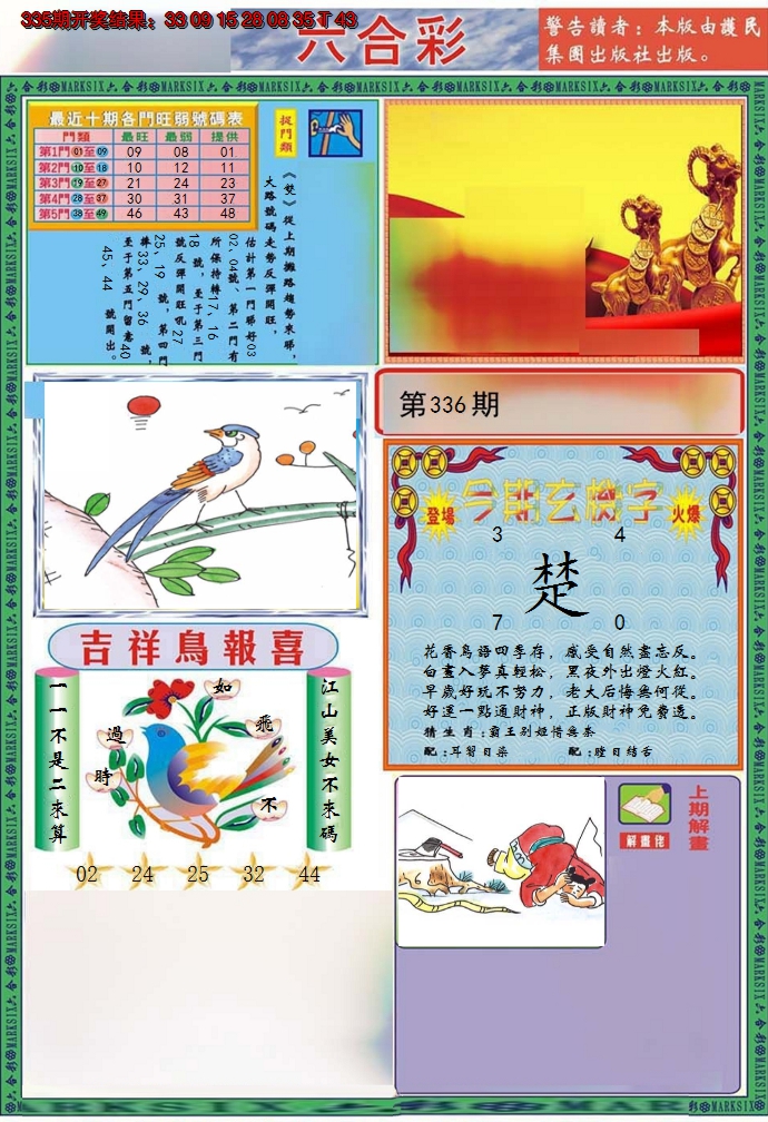 2024336期九龍2011A(推荐)