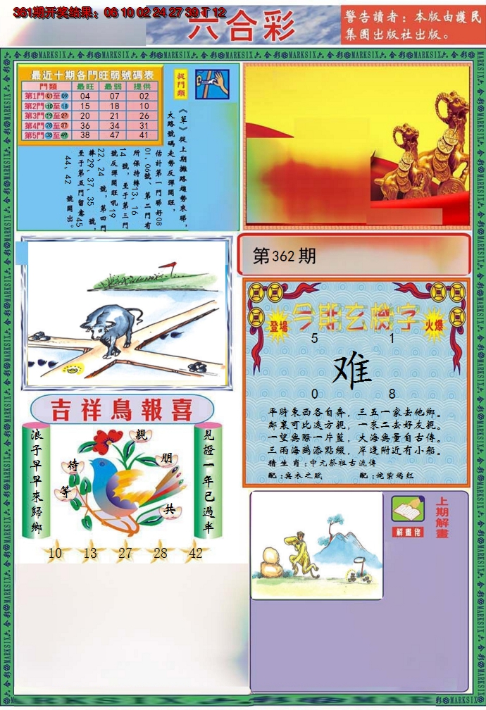 2024362期九龍2011A(推荐)