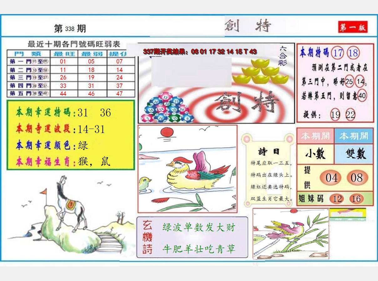 2024338期九龍创特A(推荐)