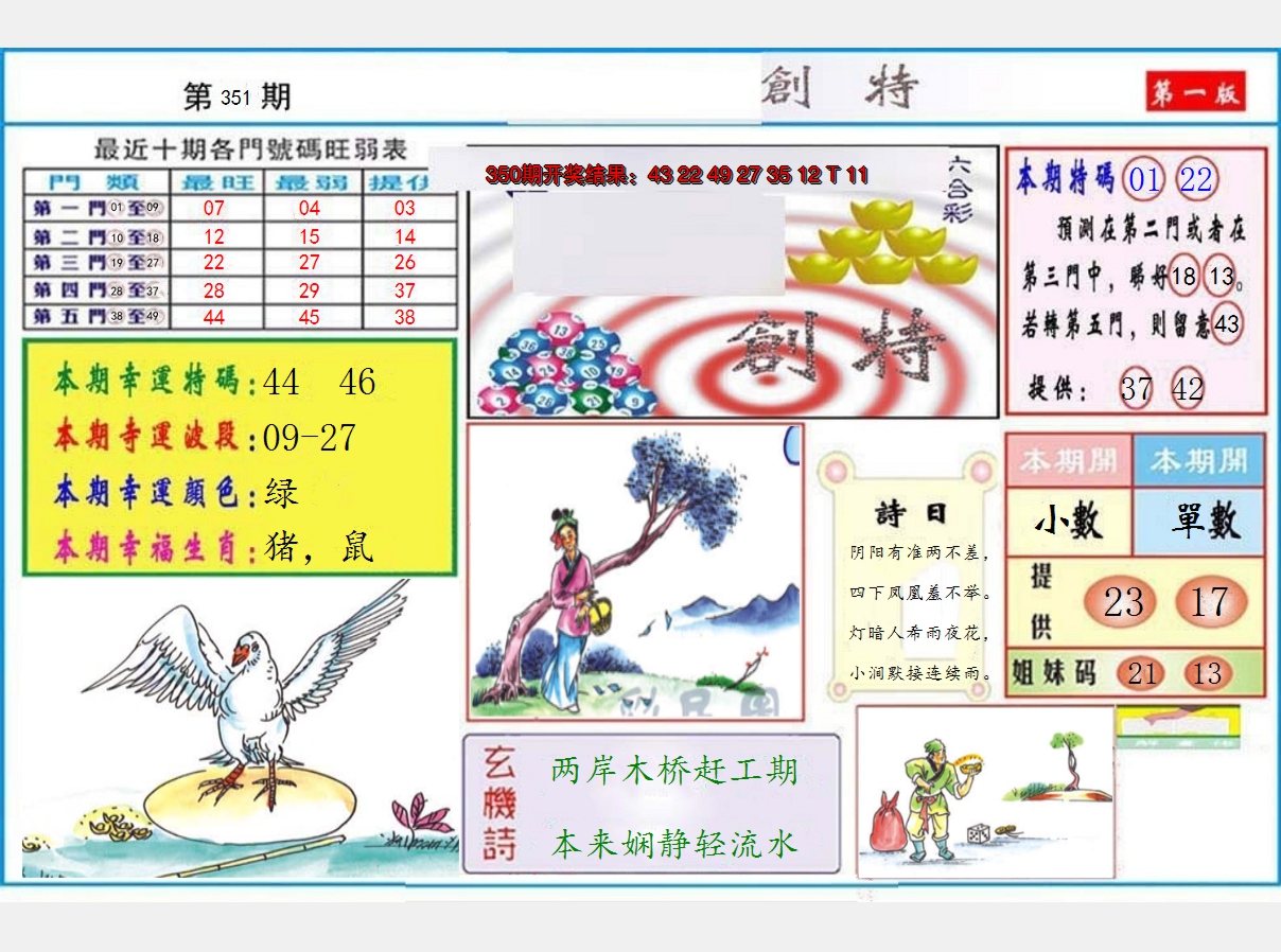 2024351期九龍创特A(推荐)