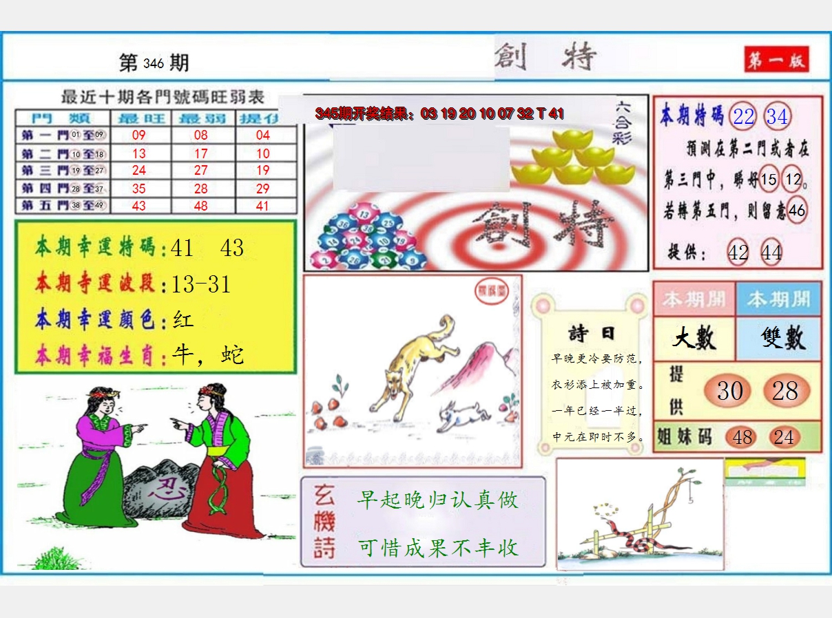 2024346期九龍创特A(推荐)