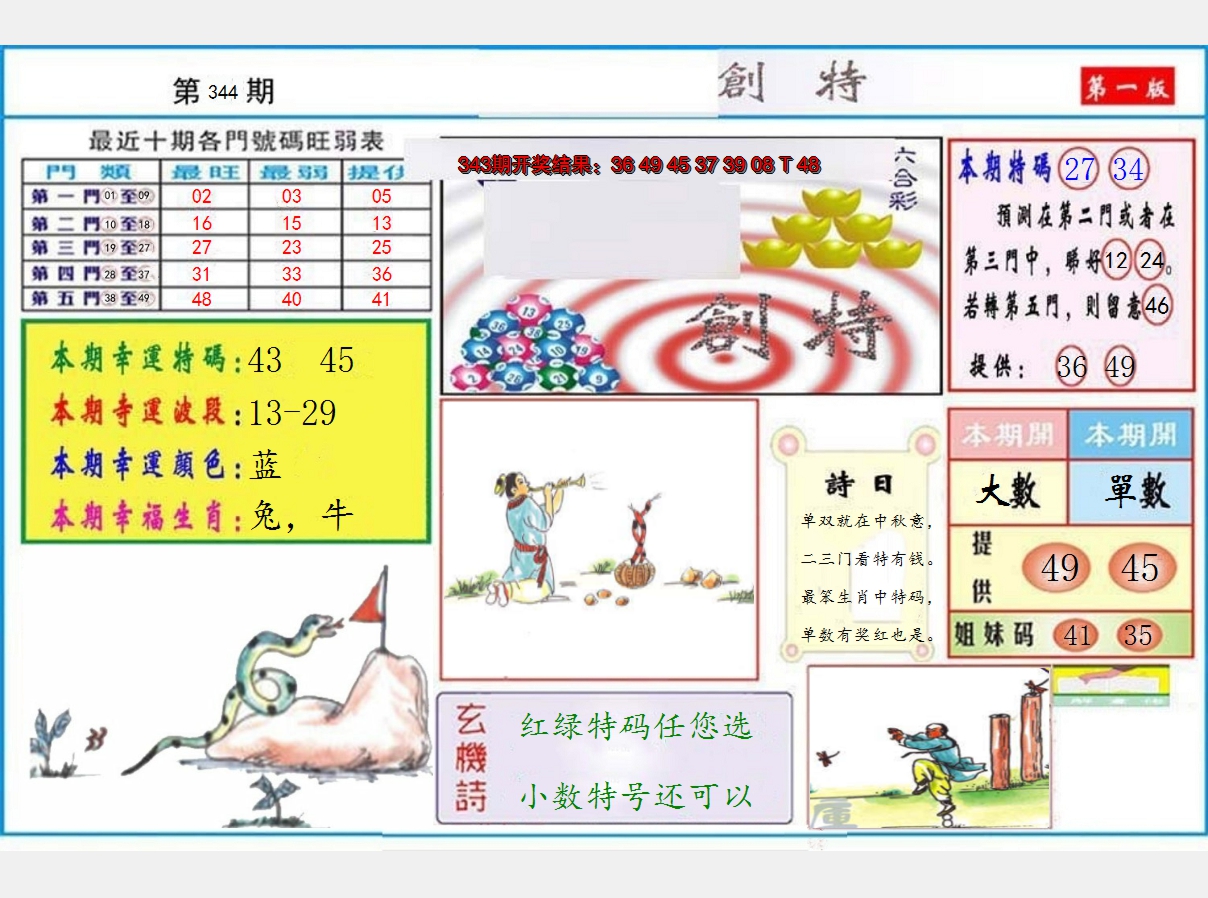 2024344期九龍创特A(推荐)