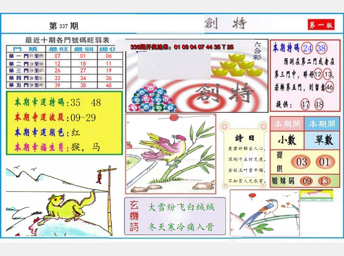 2024337期九龍创特A(推荐)