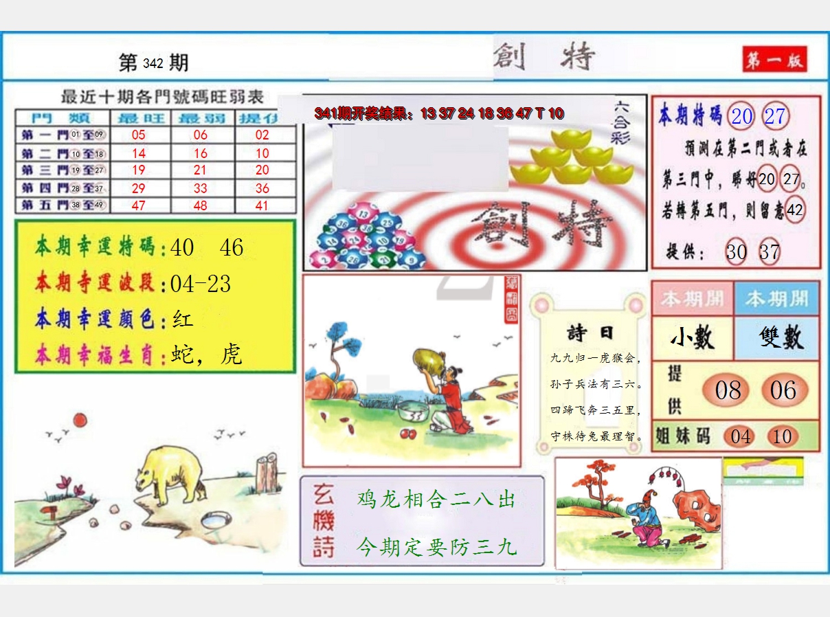 2024342期九龍创特A(推荐)