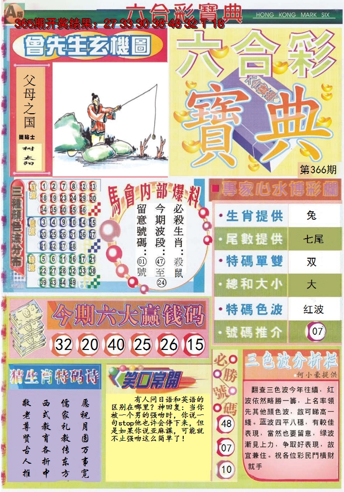 2024366期六合宝典A