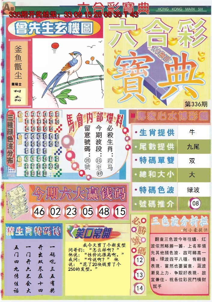 2024336期六合宝典A