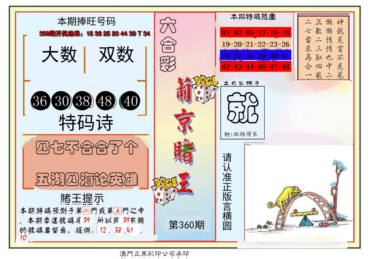 2024360期葡京赌王彩
