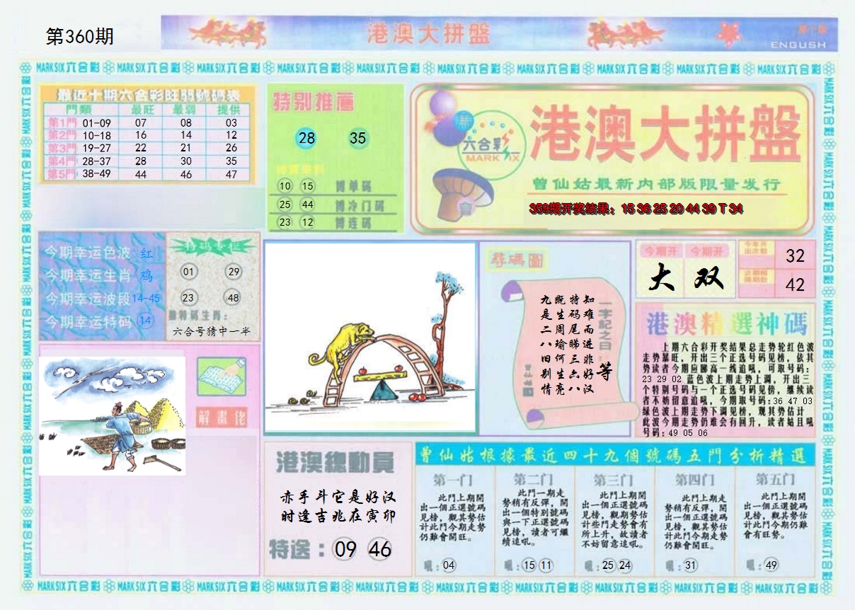 2024360期港澳大拼盘A