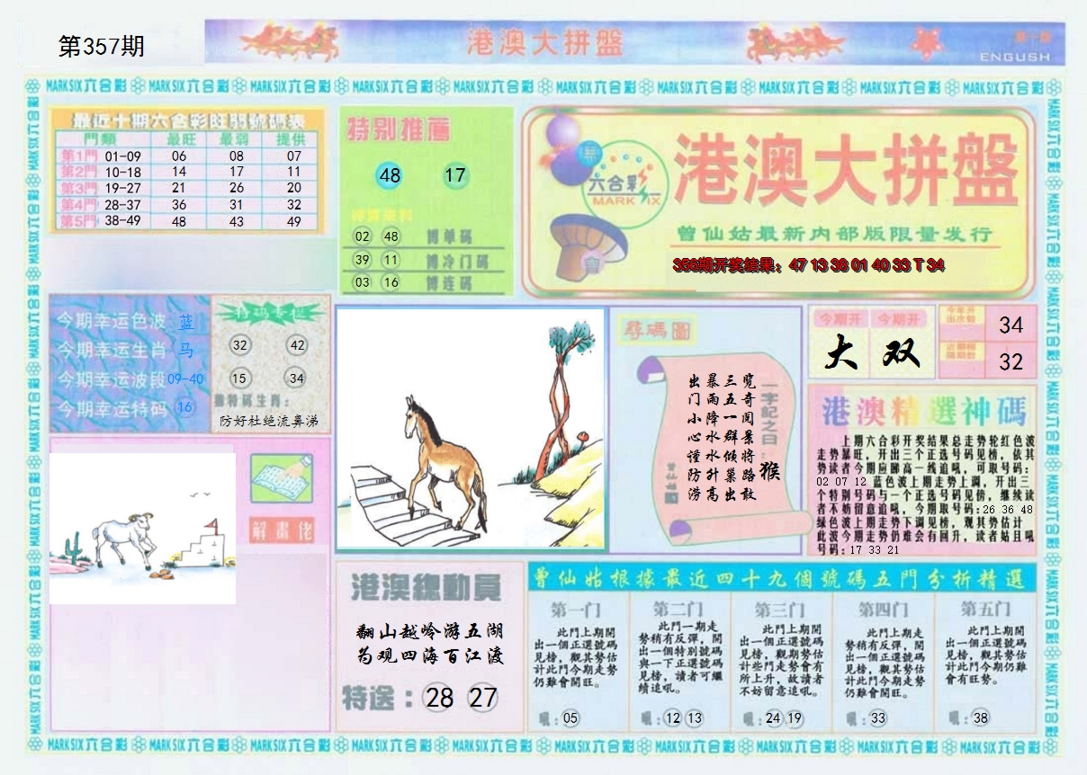 2024357期港澳大拼盘A