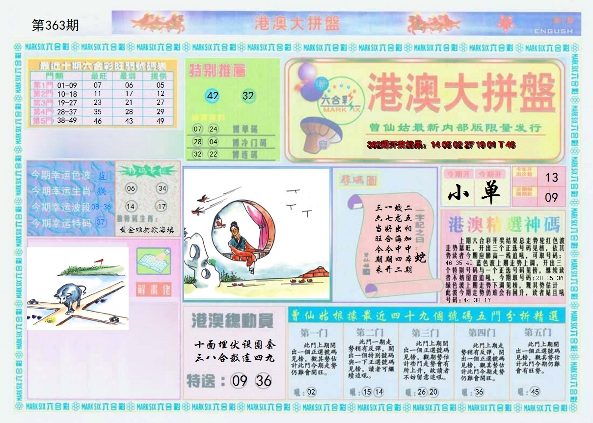 2024363期港澳大拼盘A