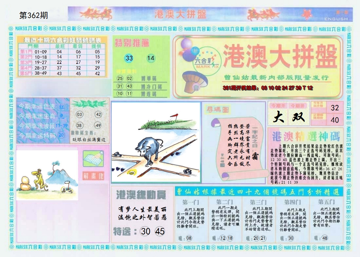 2024362期港澳大拼盘A