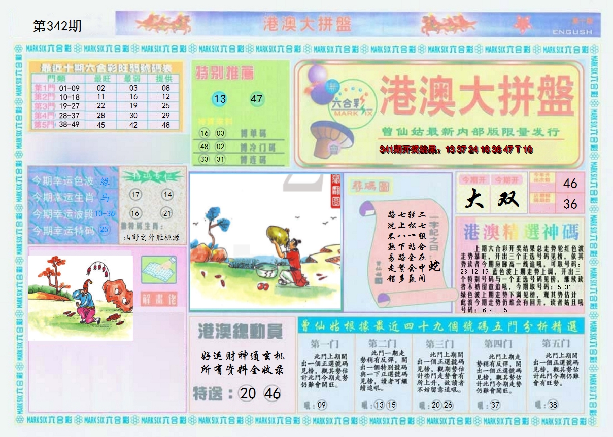 2024342期港澳大拼盘A