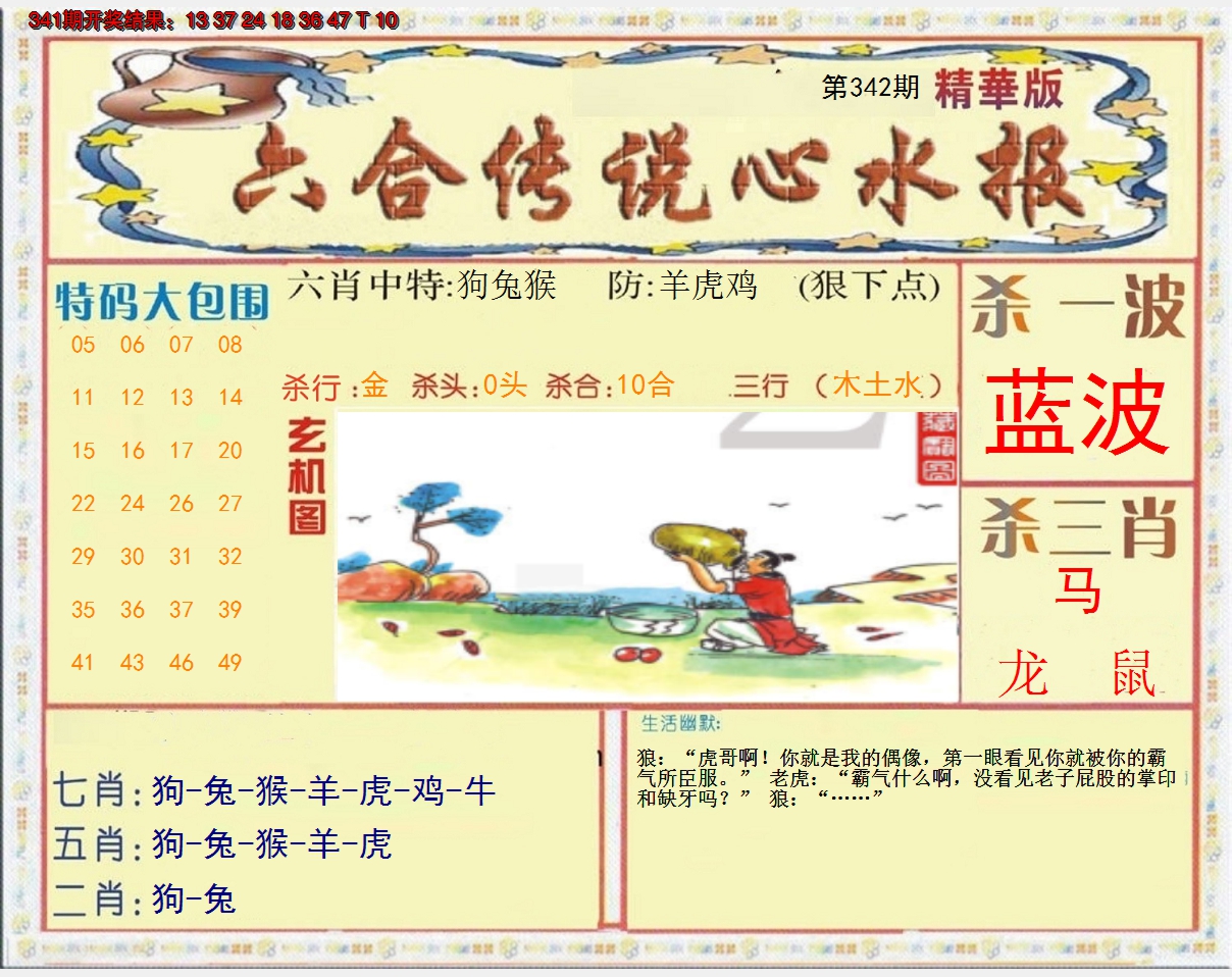 2024342期六合传说(心水版)