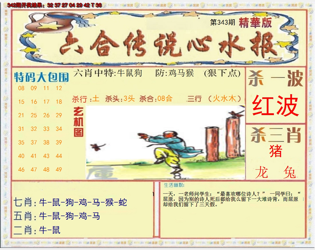 2024343期六合传说(心水版)
