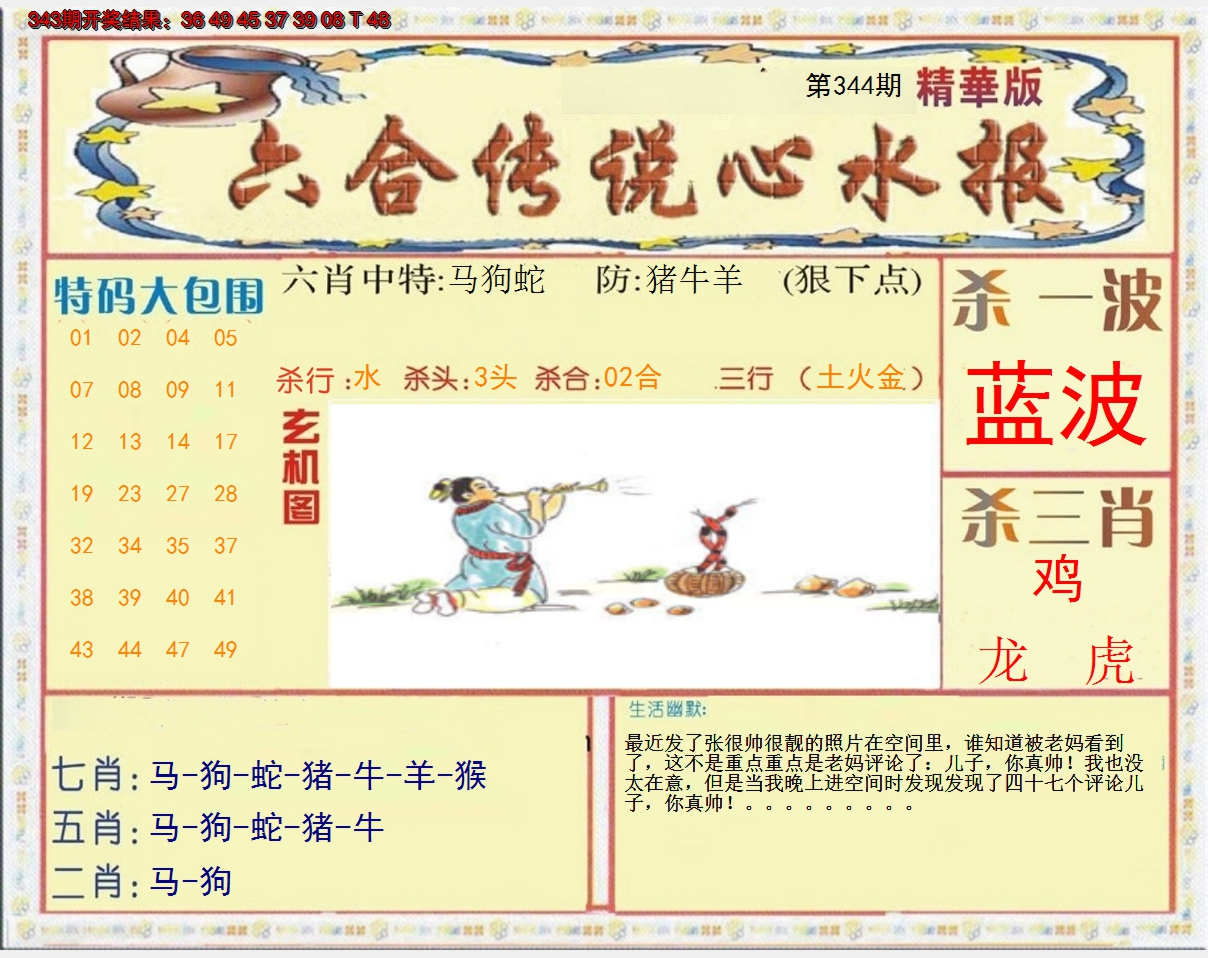 2024344期六合传说(心水版)