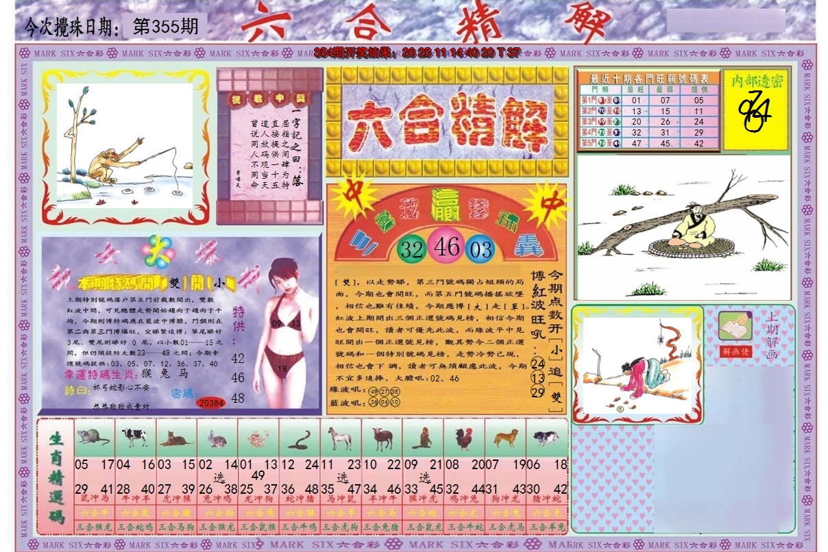 2024355期六合精解A