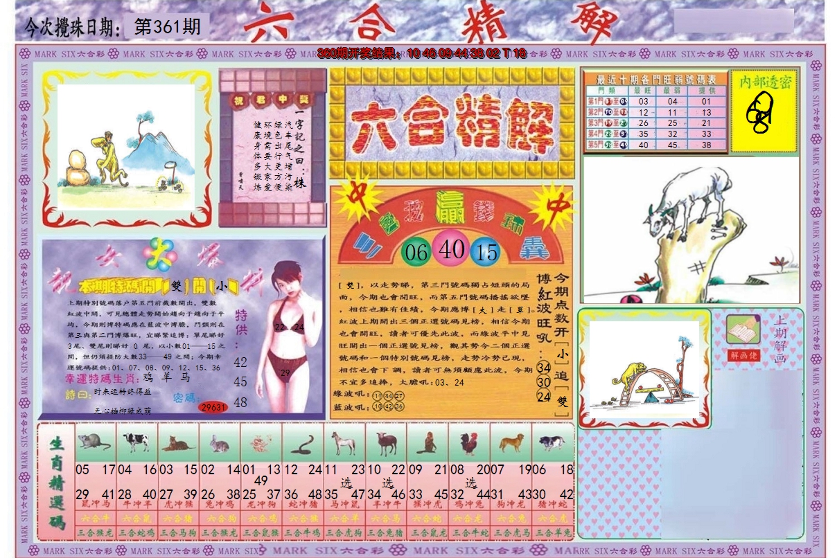 2024361期六合精解A