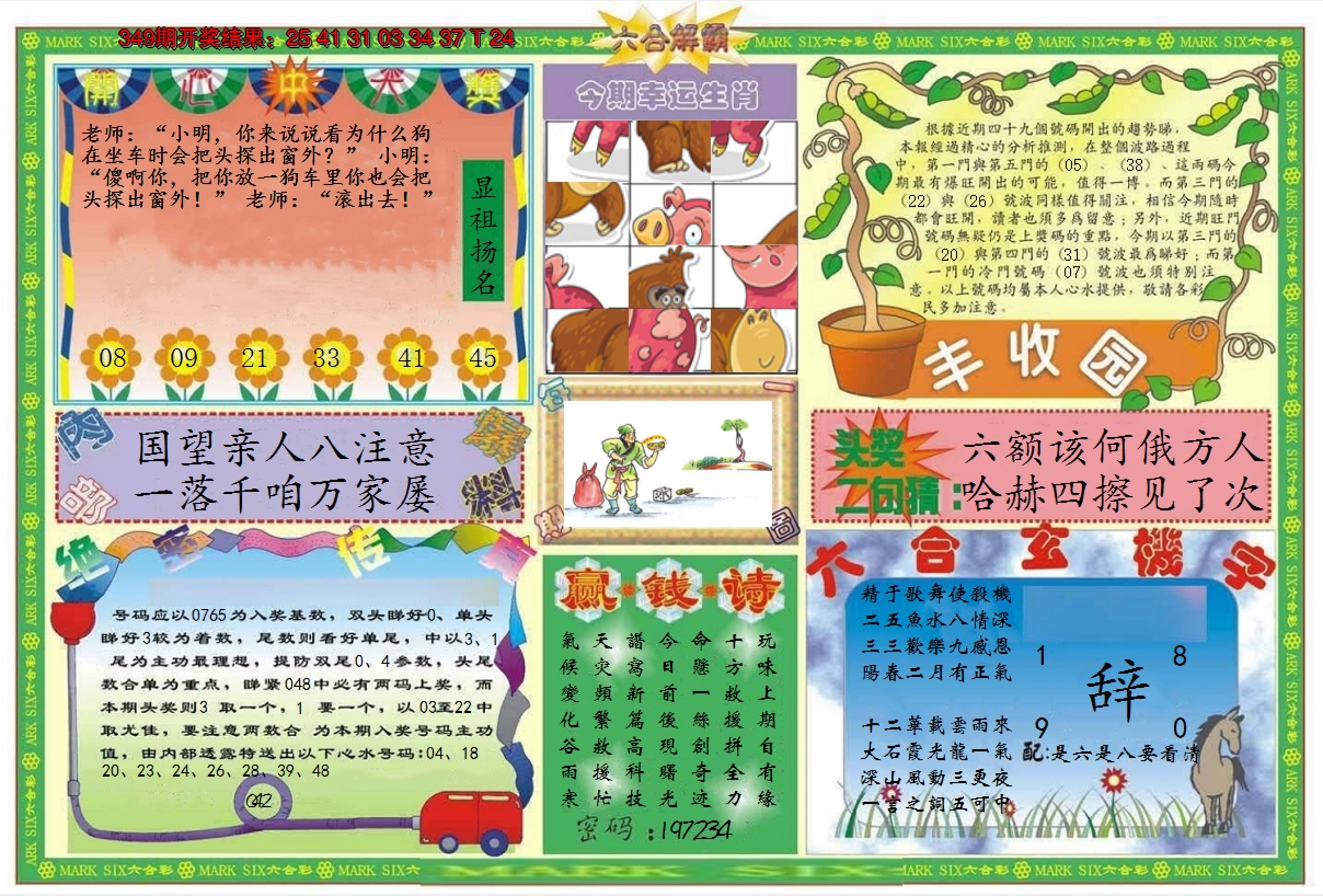 2024350期六合解霸B