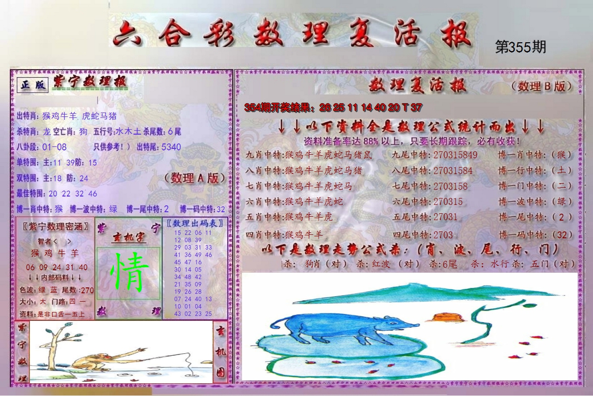 2024355期数理复活报