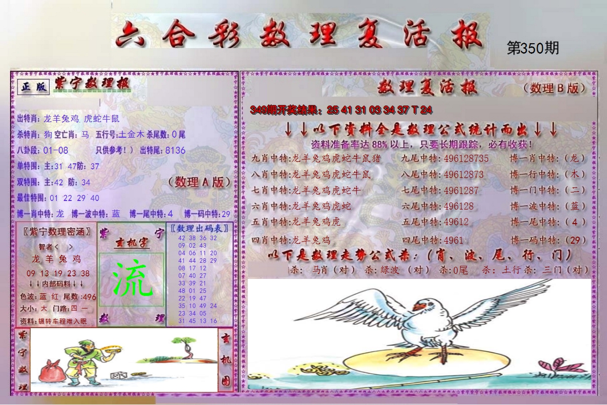 2024350期数理复活报