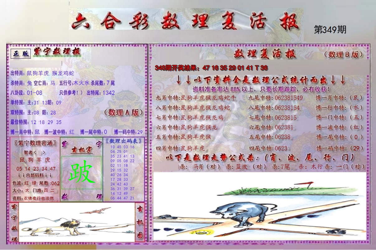2024349期数理复活报