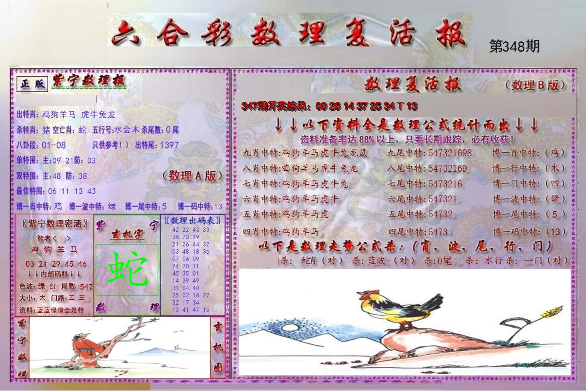 2024348期数理复活报