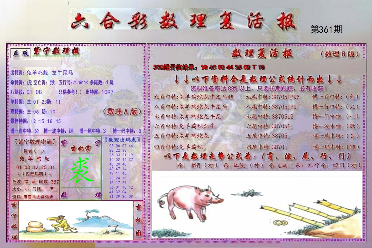 2024361期数理复活报
