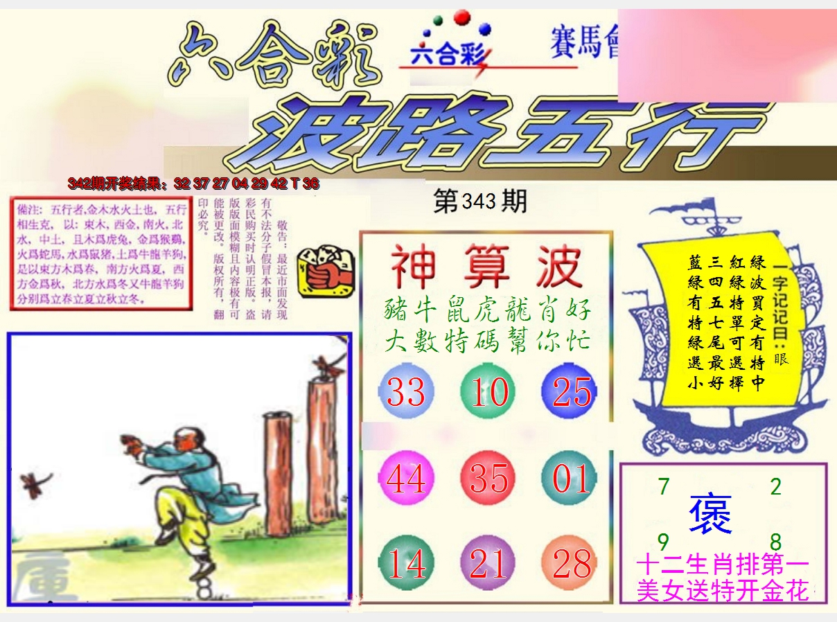 2024343期波路五行