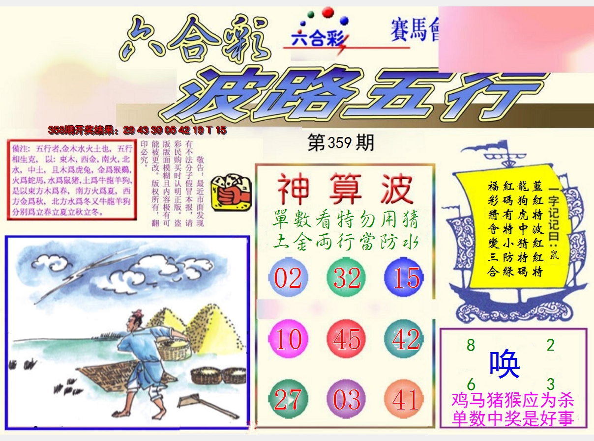 2024359期波路五行