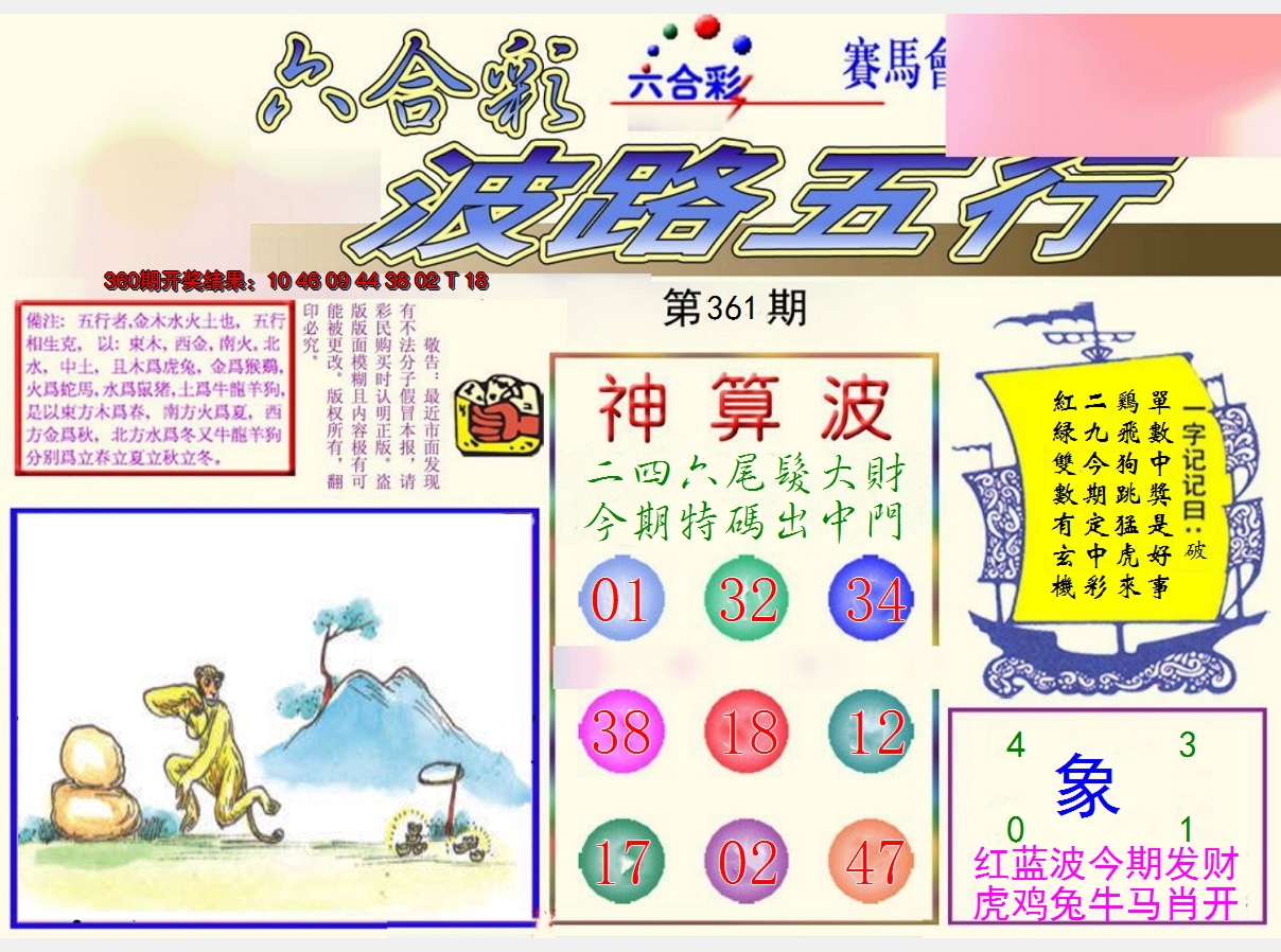 2024361期波路五行