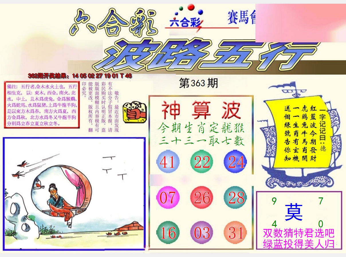 2024363期波路五行