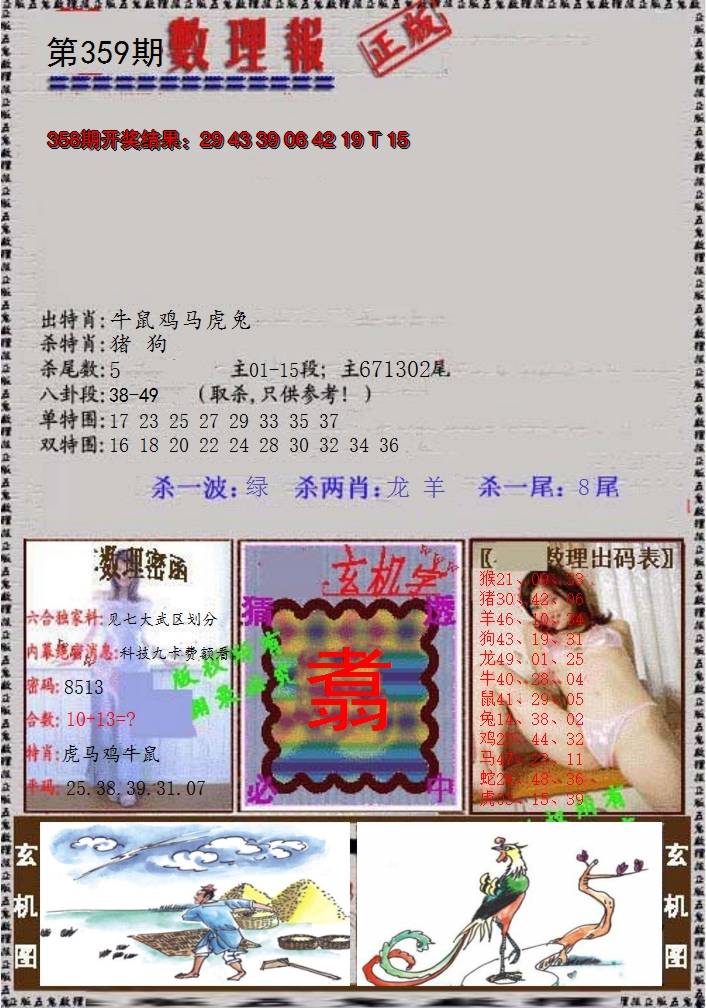 2024359期数理报