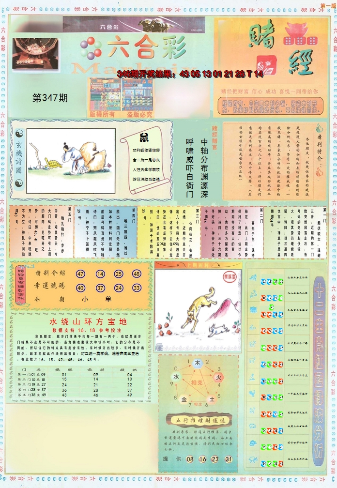 2024347期小赌经A