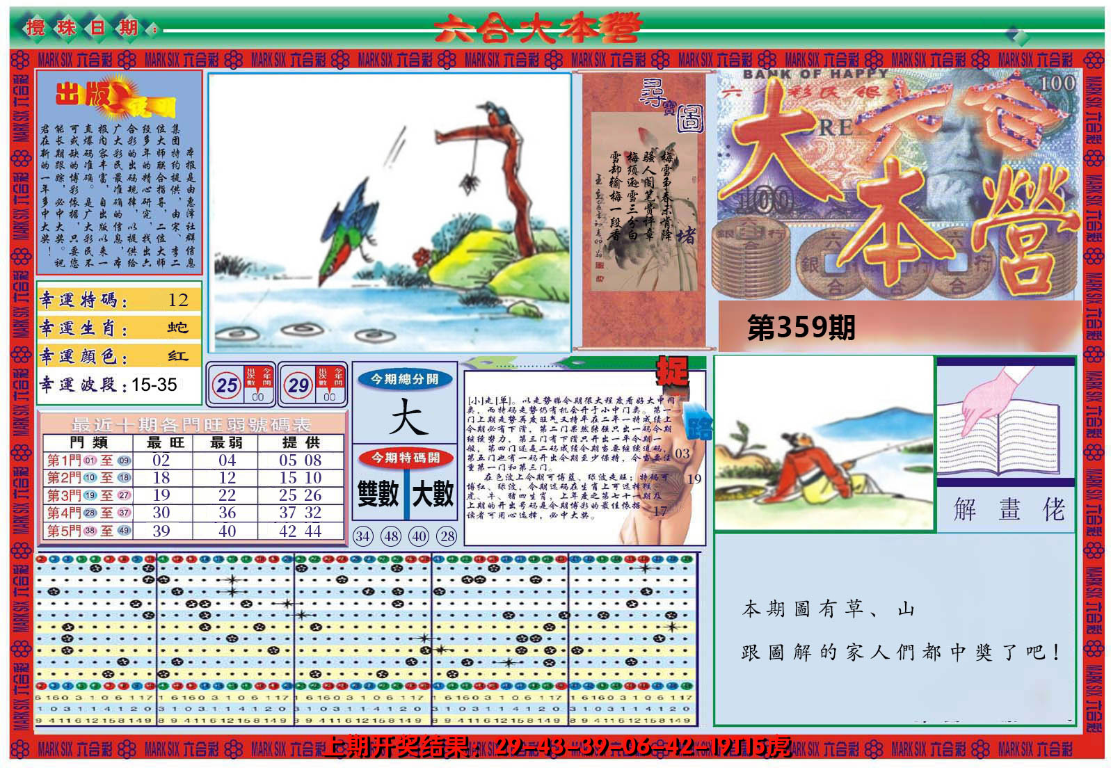 2024359期大本营A