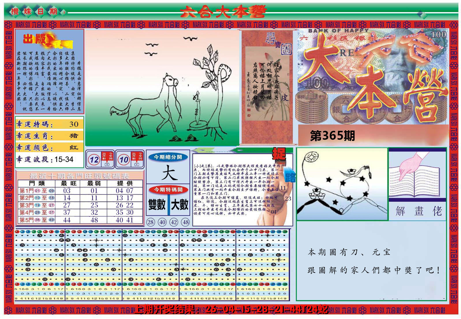 2024365期大本营A