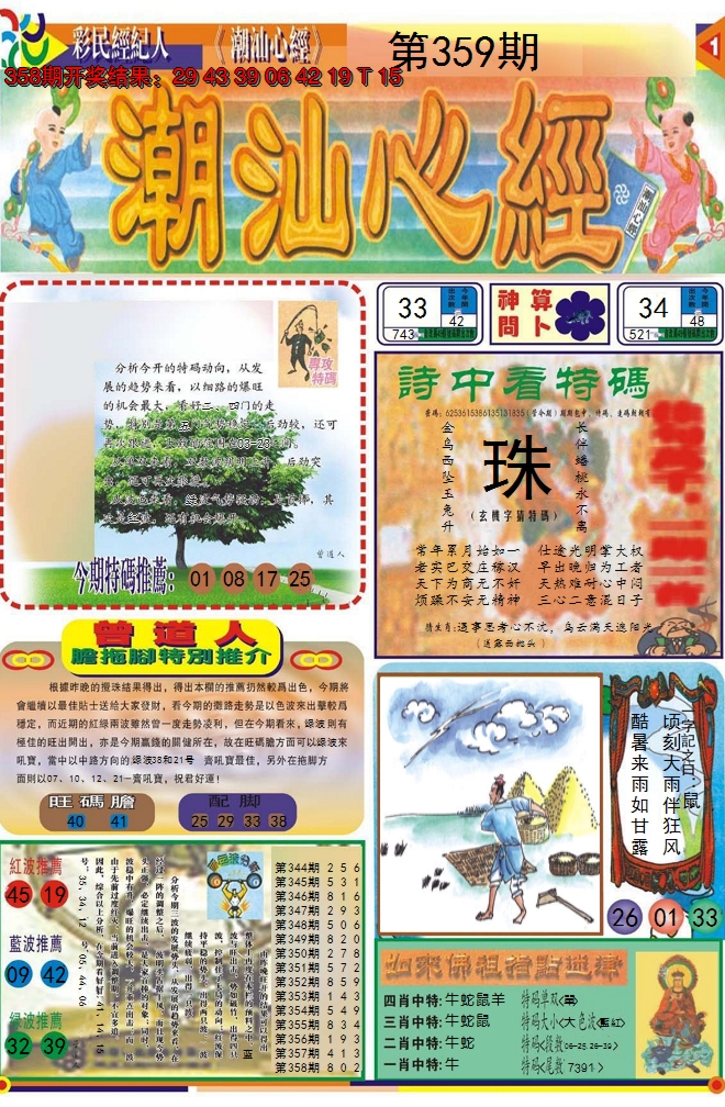 2024359期潮汕心经A
