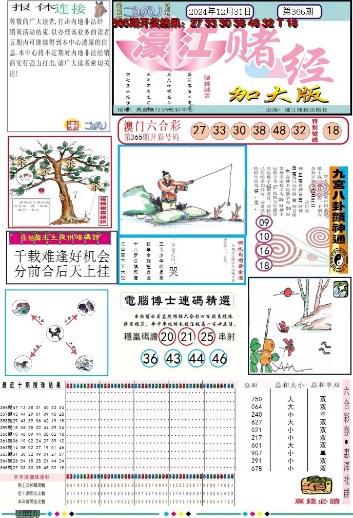 2024366期濠江赌经A加大版