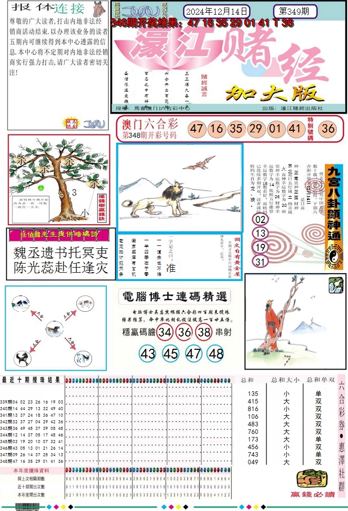 2024349期濠江赌经A加大版