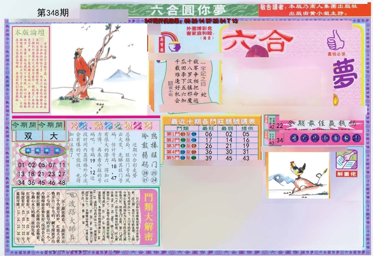 2024348期(新版)六合圆你梦A