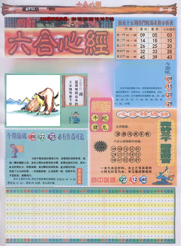 2024340期六合心经A