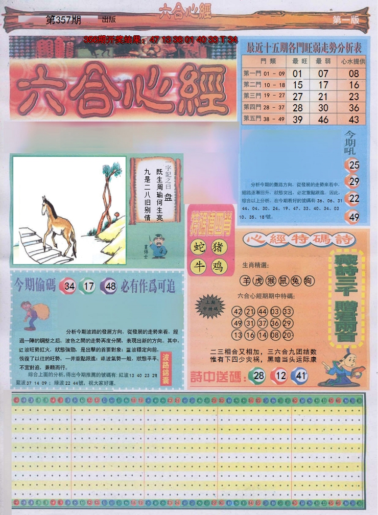 2024357期六合心经A