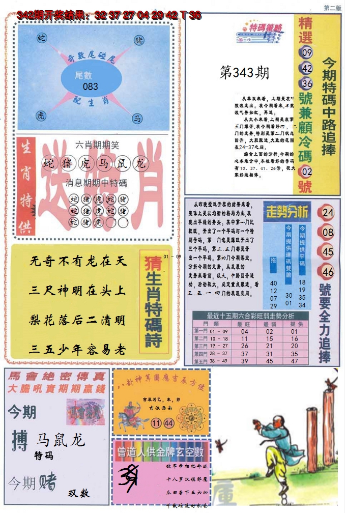 2024343期曾道人内幕消息B