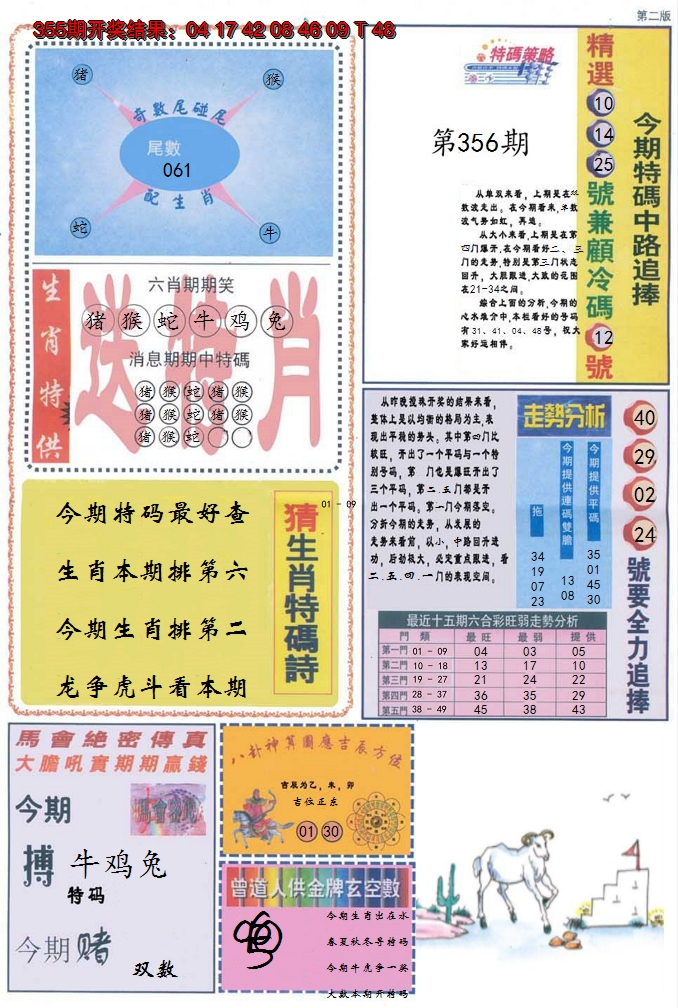 2024356期曾道人内幕消息B