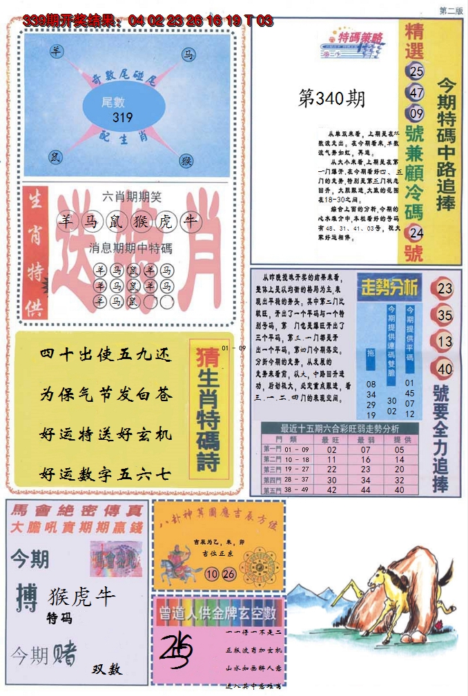 2024340期曾道人内幕消息B